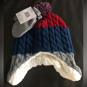 Boy’s Hat and Mitten Set